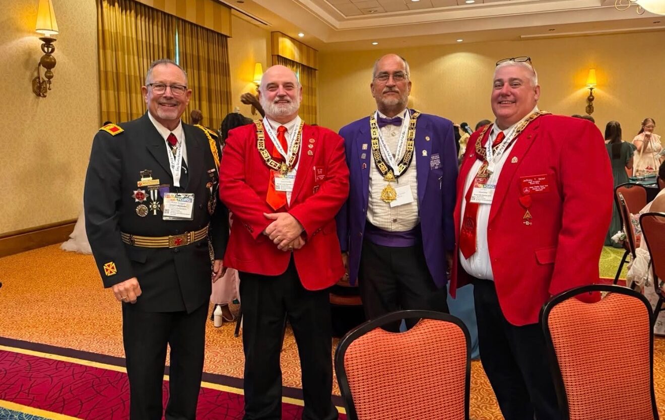 Members of the Grand York Rite Bodies of Florida supporting the Masonic Youth at the Florida Rainbow Girls Grand Assembly.
