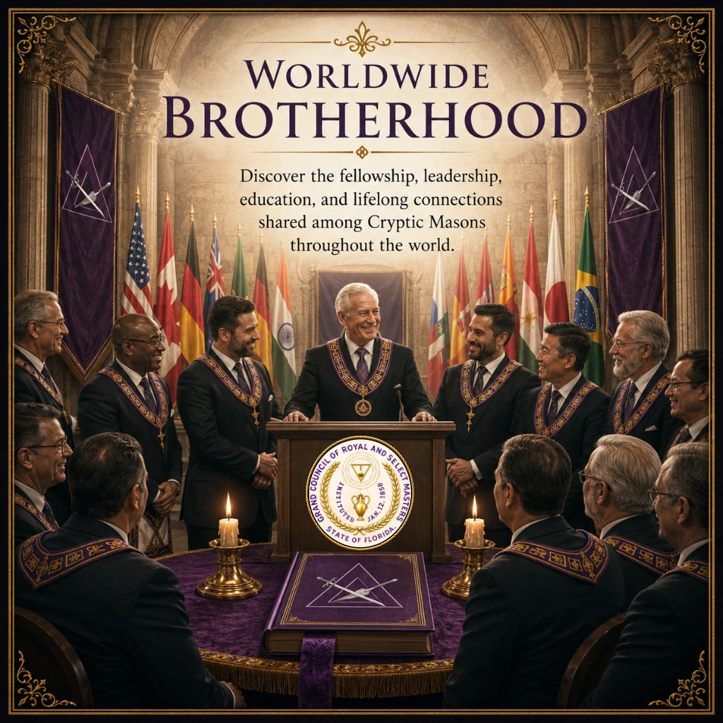 Cryptic Masons and Councils throughout Florida