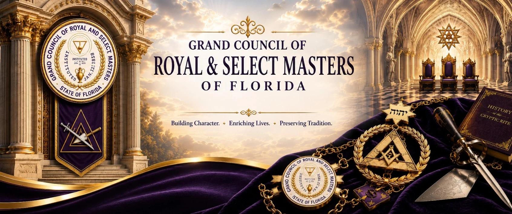 Cryptic Masonry and the Grand Council of Royal and Select Masters of Florida