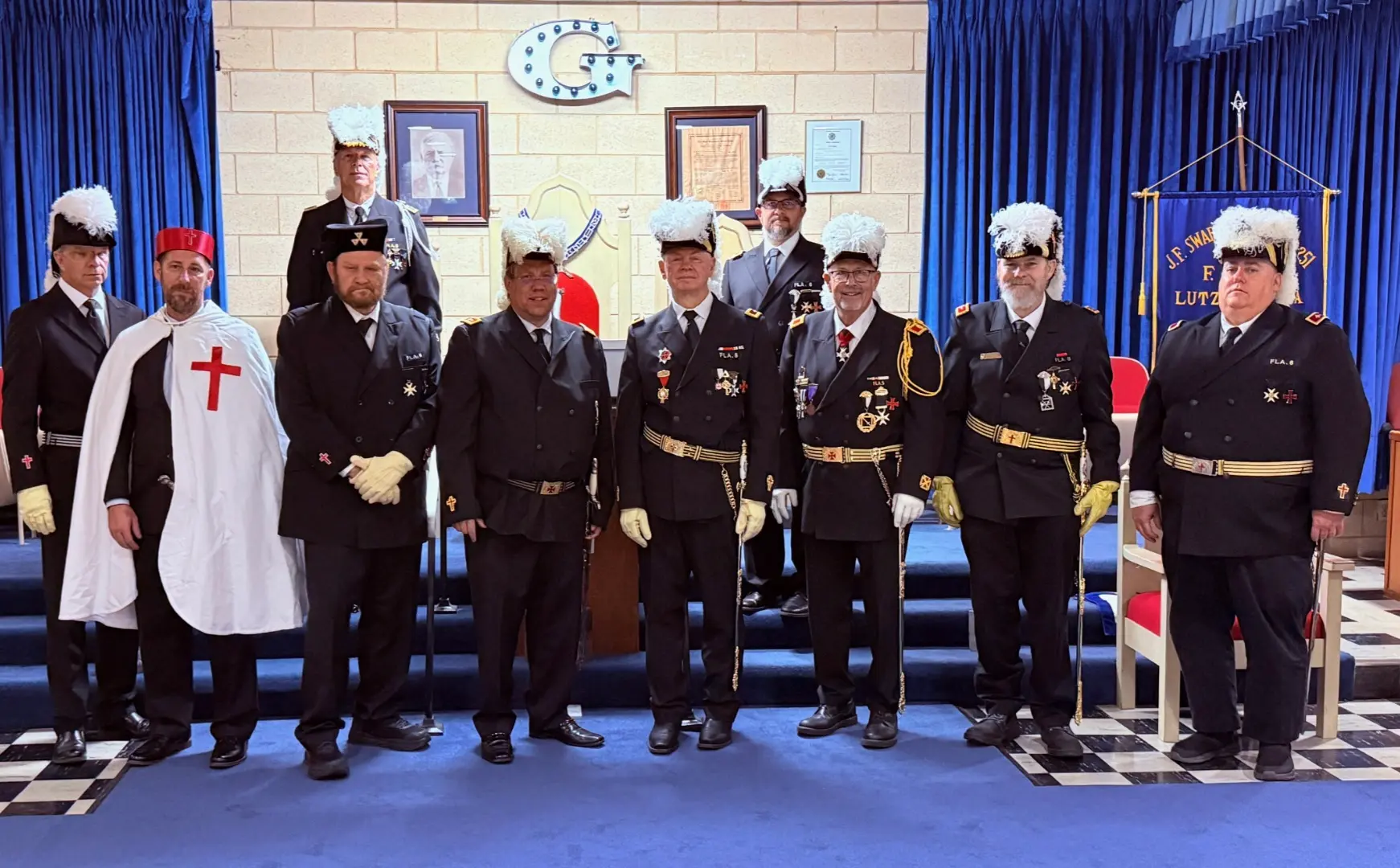 Sir Knights gathered for a summer Conclave in Plant City, Florida