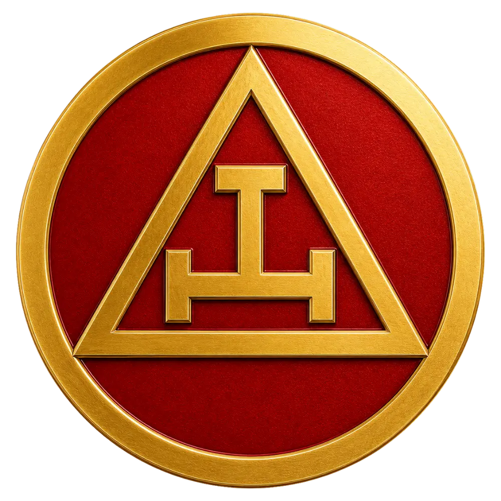 Triple Tau symbol of Royal Arch Masonry